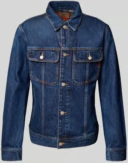 Diesel Jeansjack met knoopsluiting - Foto 2