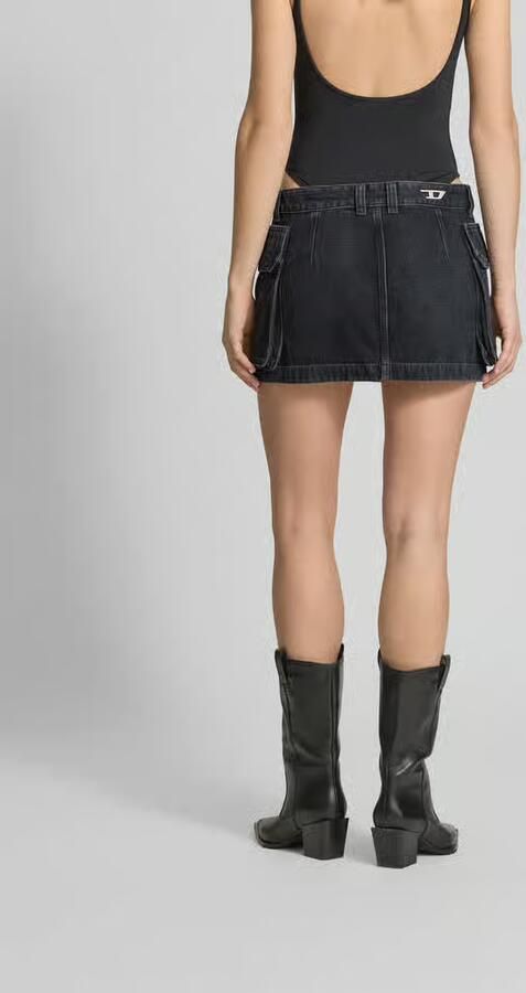 Diesel Jeansrok met klepzakken - Foto 2