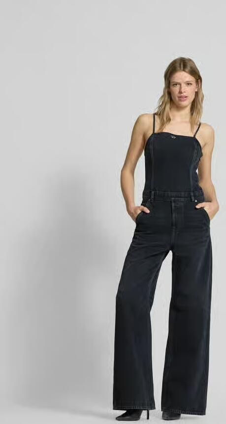Diesel Jumpsuit met spaghettibandjes - Foto 3