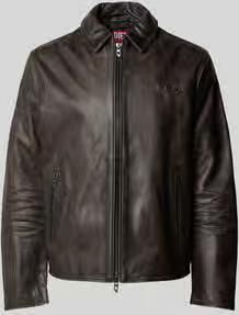 Diesel Leren jack van runder nappa model 'L-AMAR-WRD'