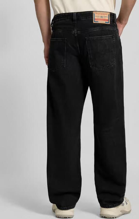Diesel Low waist baggy jeans met labelpatch - Foto 2