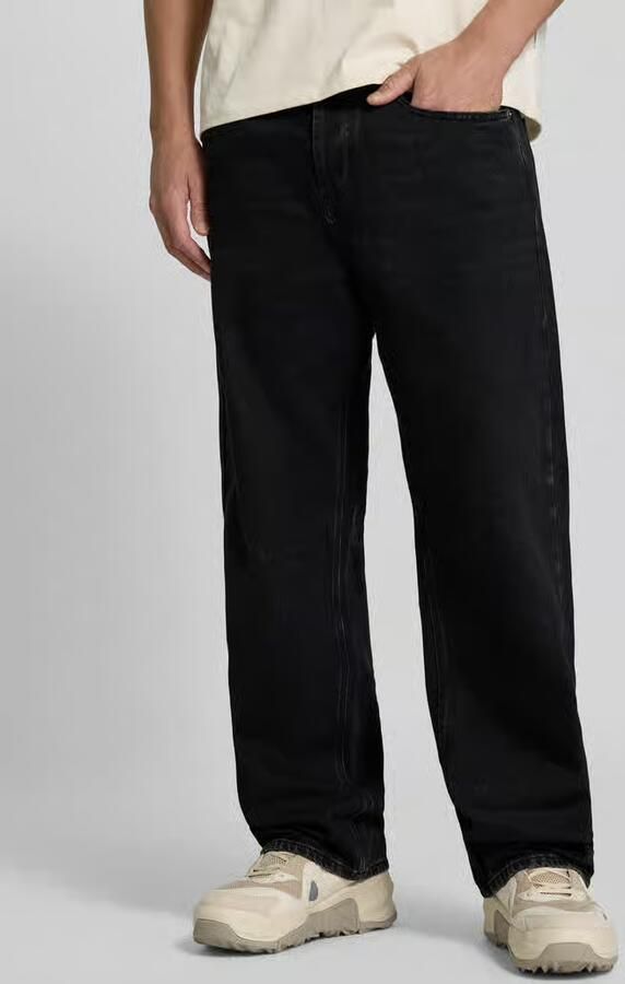 Diesel Low waist baggy jeans met labelpatch - Foto 3