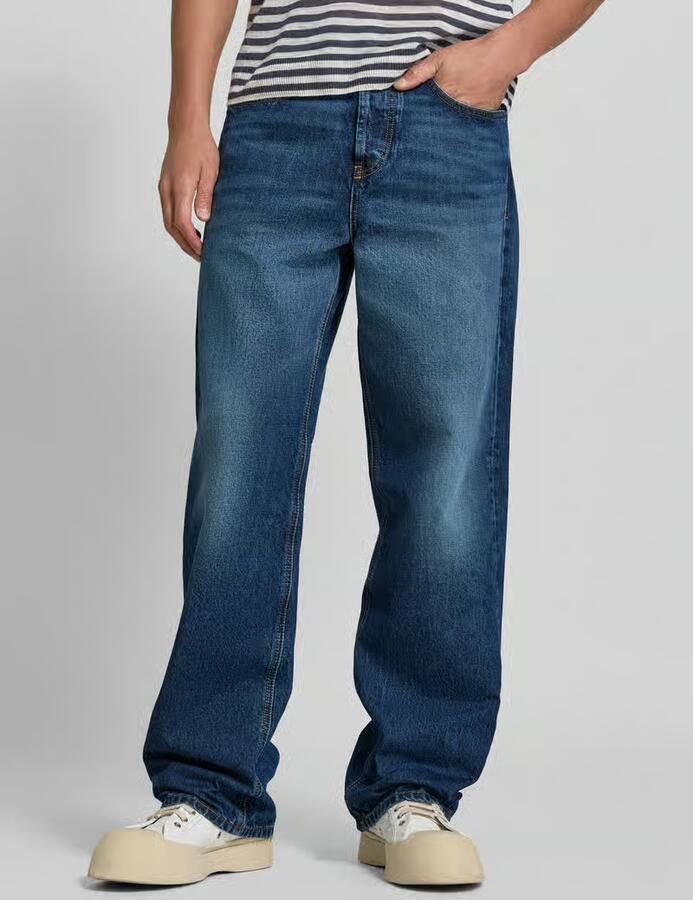 Diesel Low waist baggy jeans met labelpatch - Foto 3