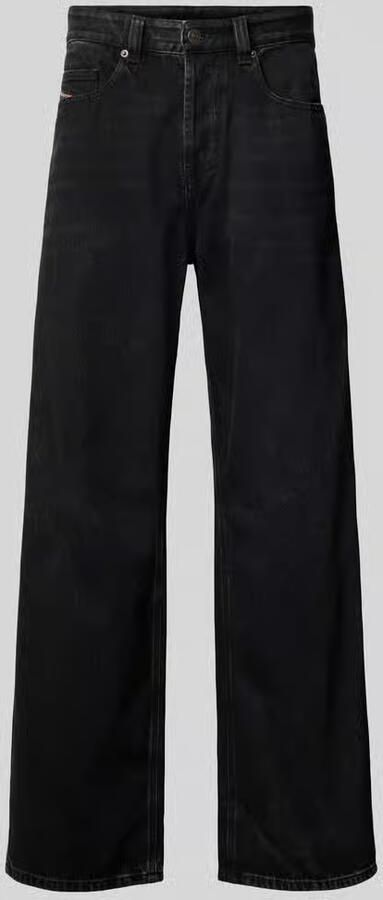 Diesel Low waist baggy jeans met labelpatch - Foto 3