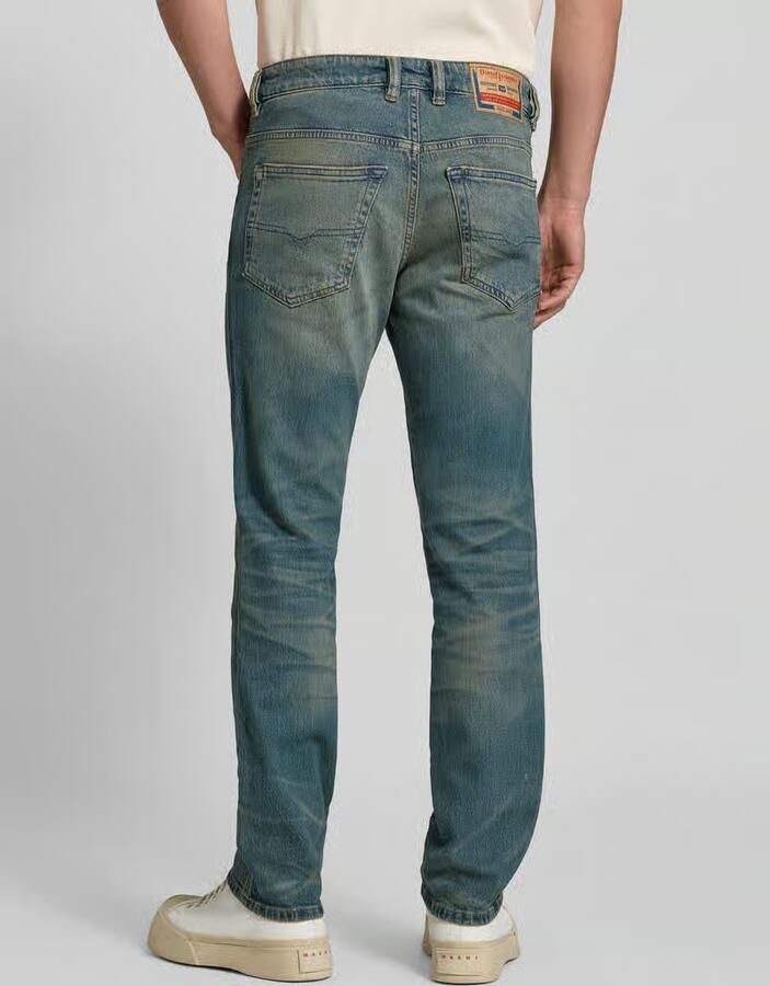 Diesel Low waist slim fit jeans met labelpatch - Foto 2