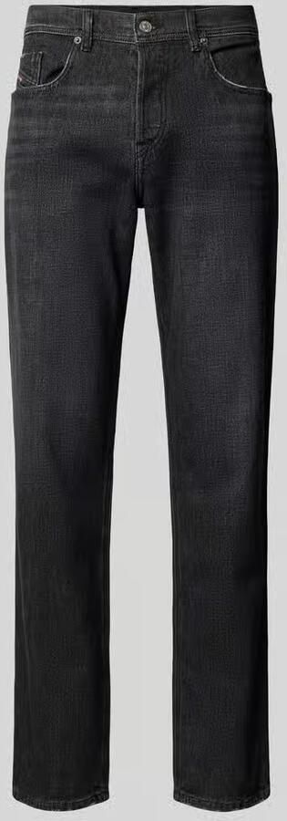 Diesel Low waist straight fit jeans met labelpatch - Foto 2