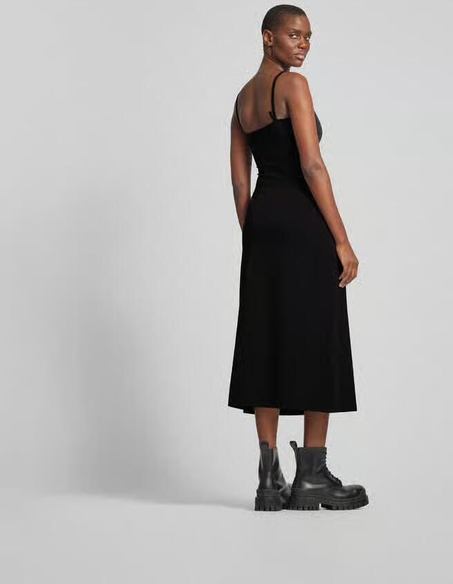 Diesel Midi-jurk met labeldetail - Foto 2