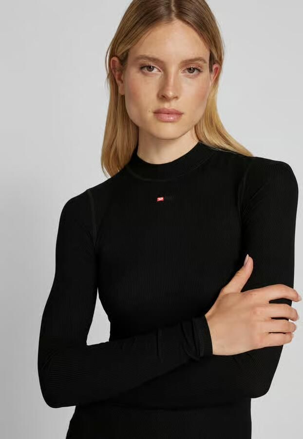 Diesel Midi-jurk met labelstitching