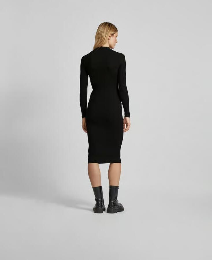 Diesel Midi-jurk met labelstitching