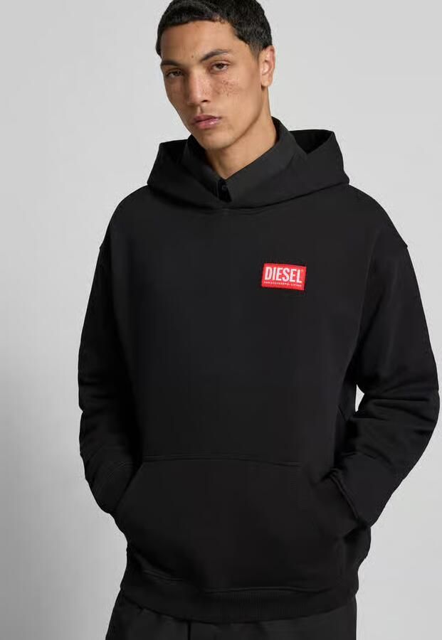 Diesel Oversized hoodie met logopatch