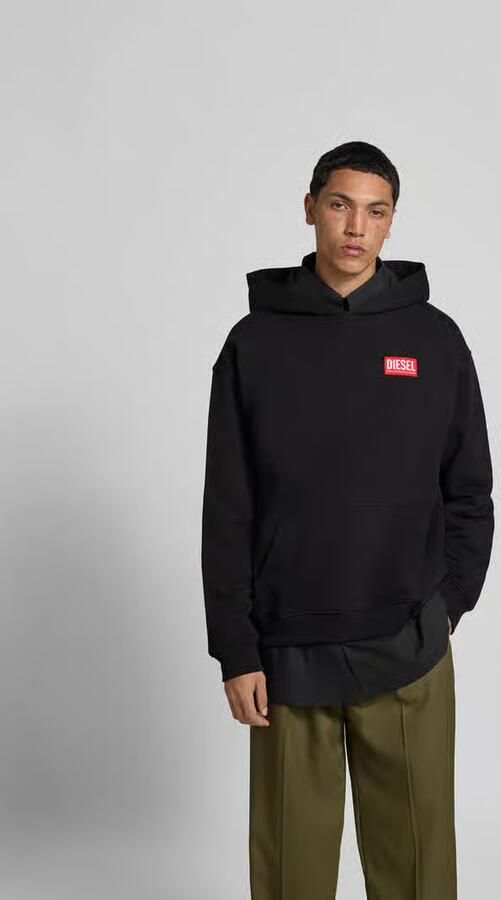 Diesel Oversized hoodie met logopatch - Foto 2