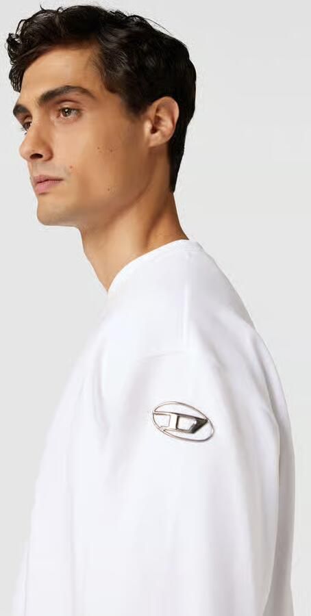 Diesel oversized sweatshirt met labeldetail