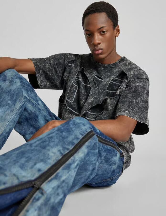 Diesel oversized t-shirt van puur katoen