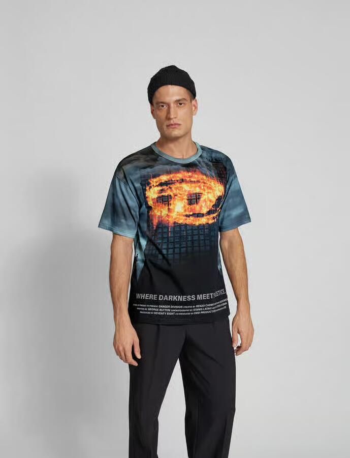 Diesel oversized t-shirt van puur katoen - Foto 3