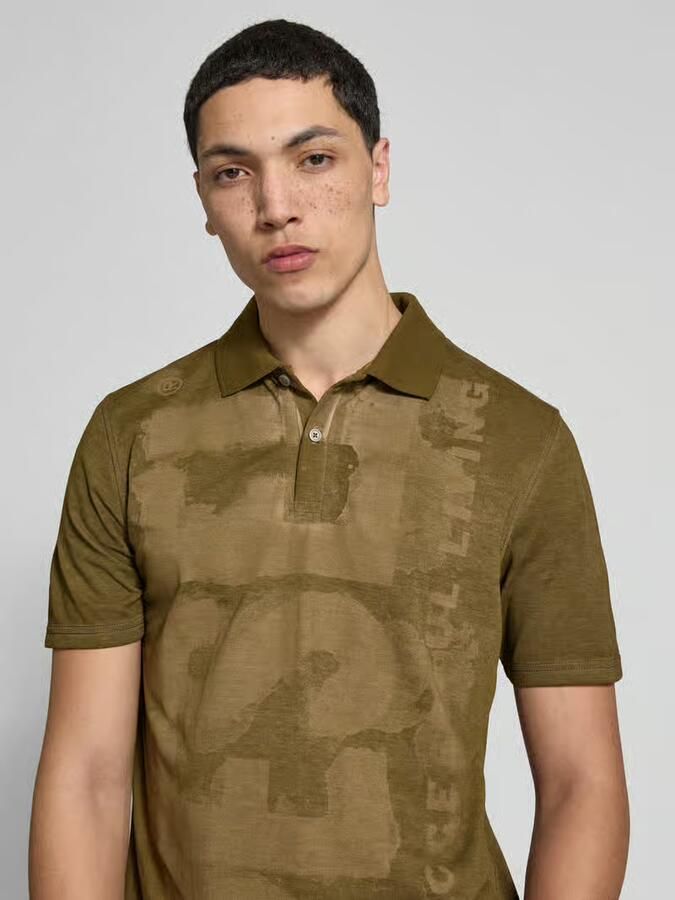Diesel Poloshirt met korte knoopsluiting