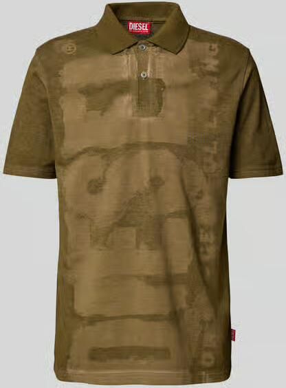 Diesel Poloshirt met korte knoopsluiting - Foto 2
