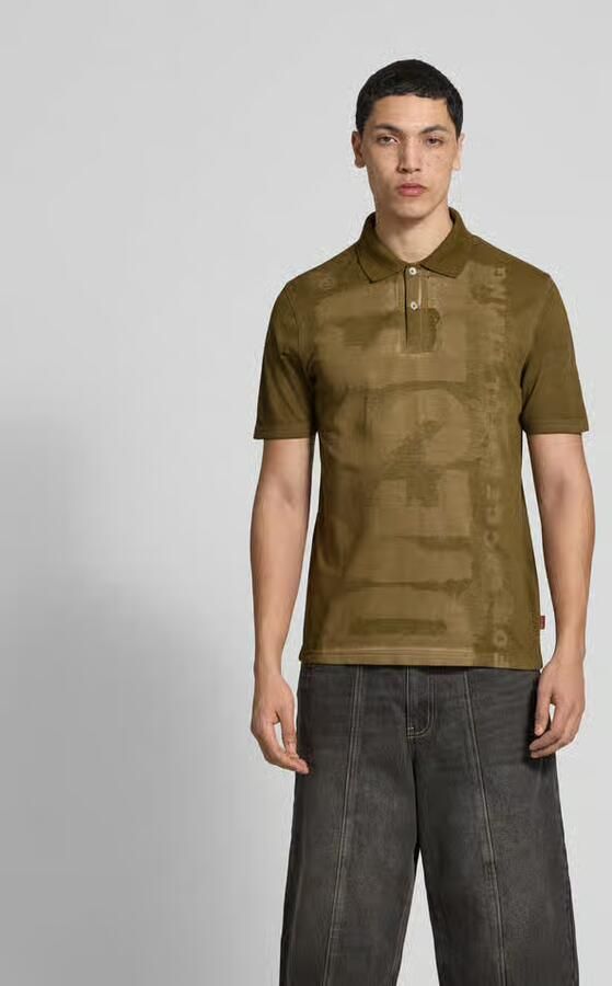 Diesel Poloshirt met korte knoopsluiting - Foto 3