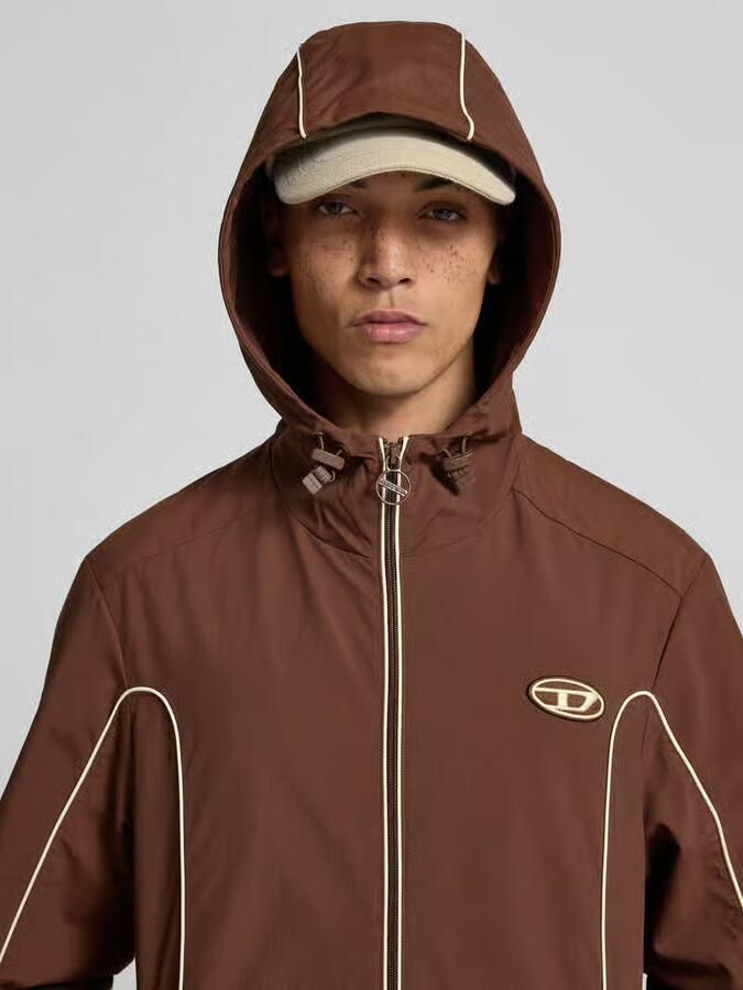 Diesel Regular fit jack met logopatch