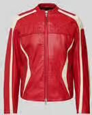 Diesel Regular Fit jas in lederlook