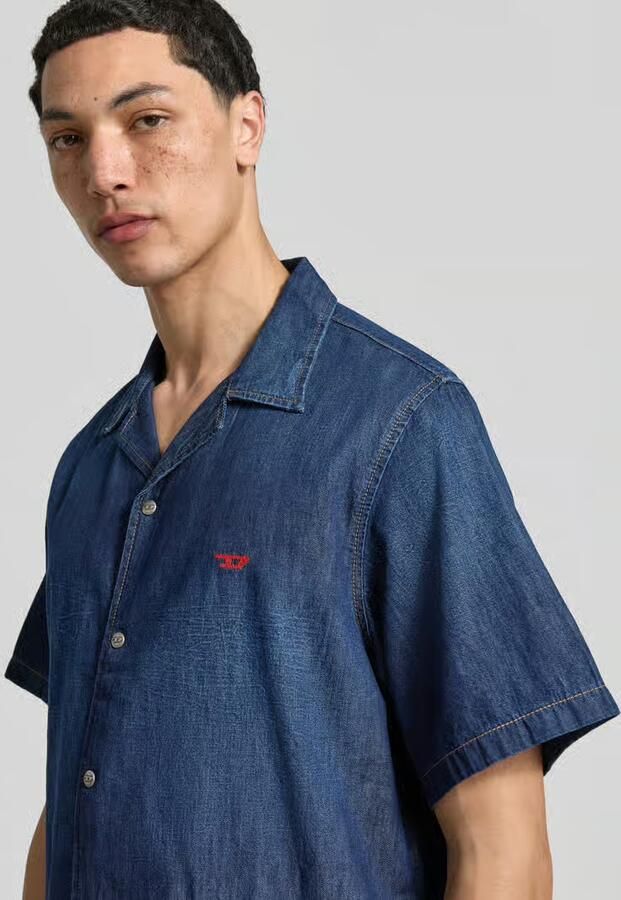Diesel Regular fit jeanshemd van katoen