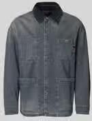 Diesel regular fit overhemdjack in denimlook
