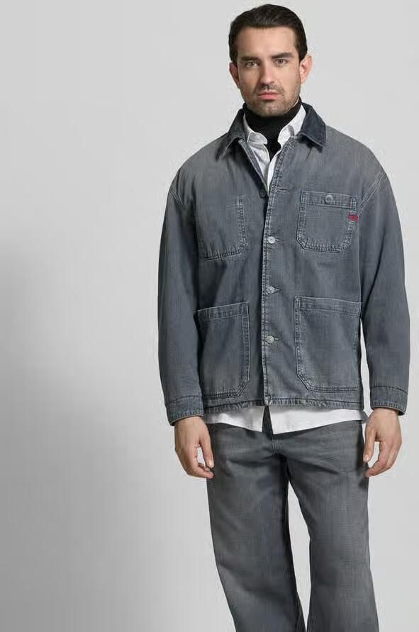 Diesel regular fit overhemdjack in denimlook - Foto 3