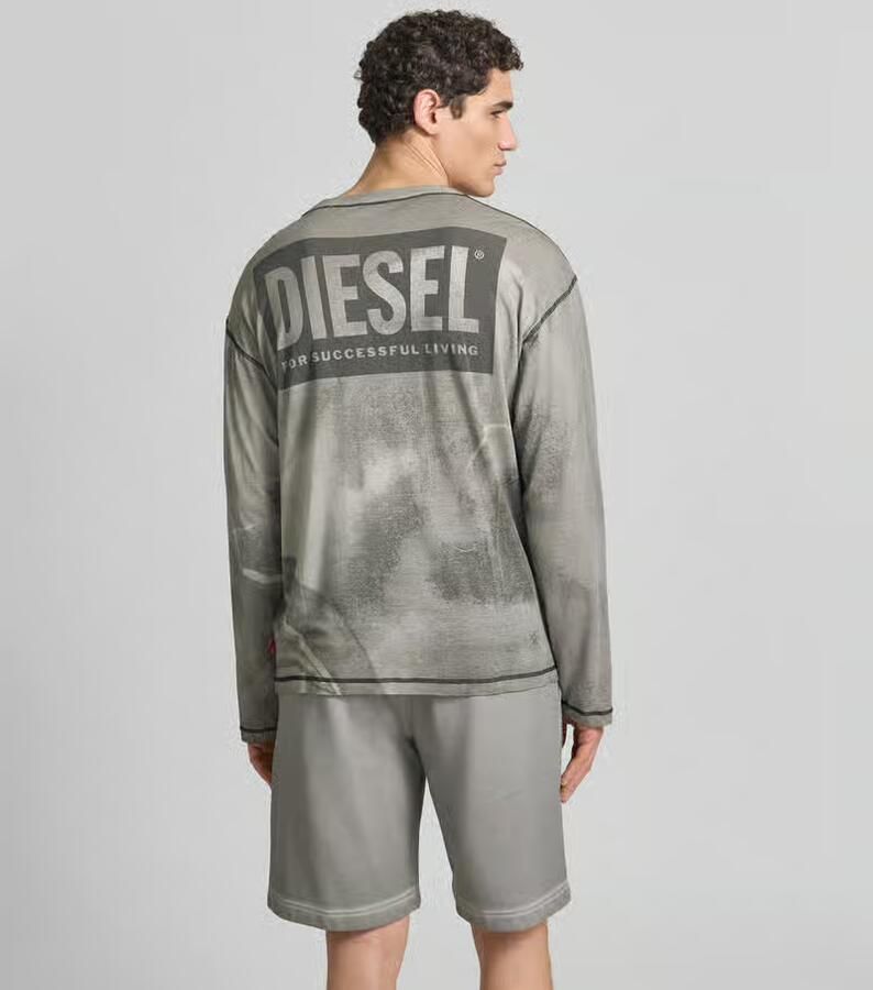 Diesel Regular fit shirt met lange mouwen van hennep-mix - Foto 2