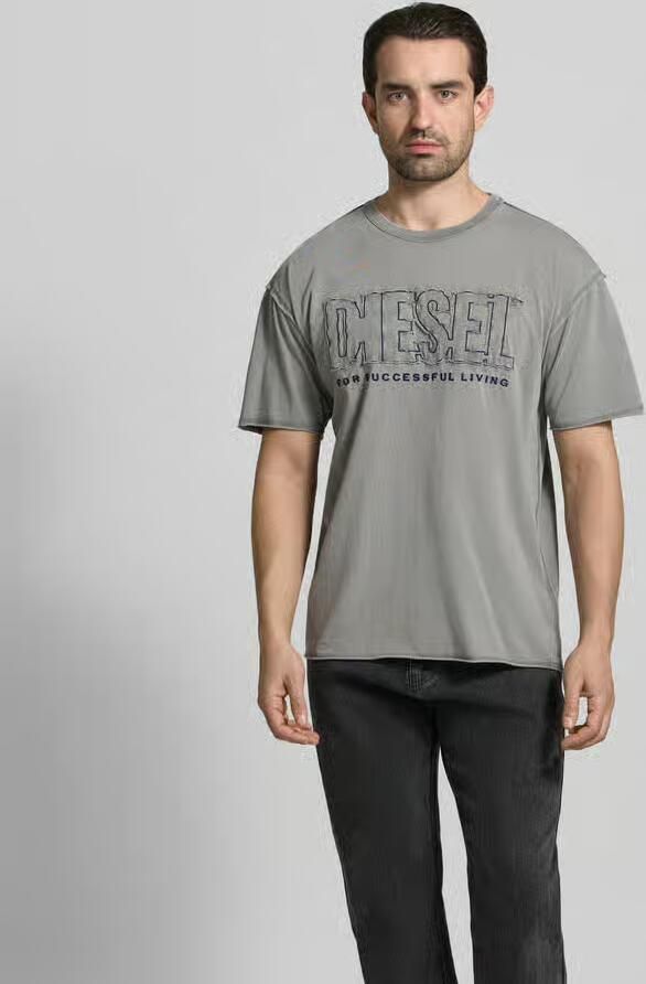 Diesel Regular fit T-shirt met Logodetail - Foto 3