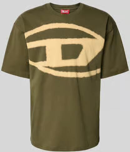 Diesel Regular fit T-shirt met logoprint - Foto 2