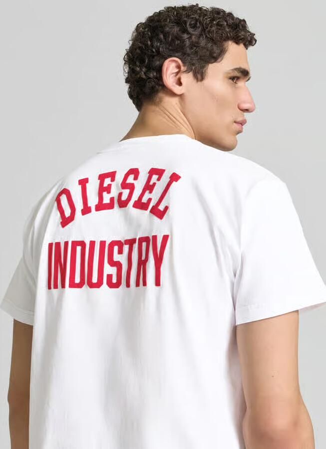 Diesel Regular fit t-shirt van puur katoen