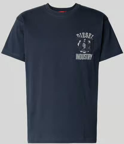 Diesel Regular fit t-shirt van puur katoen - Foto 2