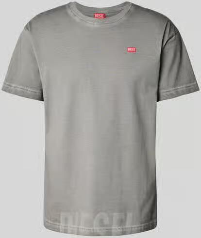 Diesel Regular fit t-shirt van puur katoen - Foto 2