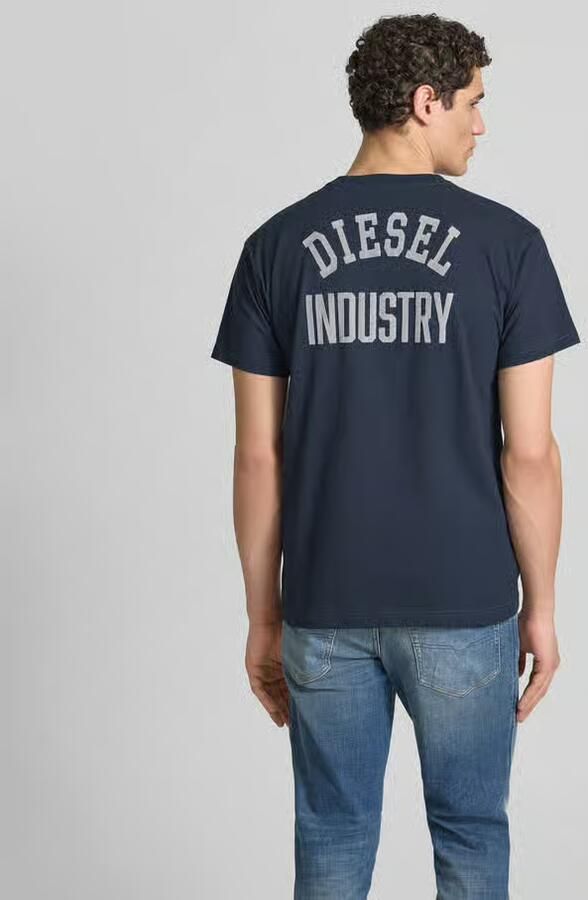 Diesel Regular fit t-shirt van puur katoen - Foto 2