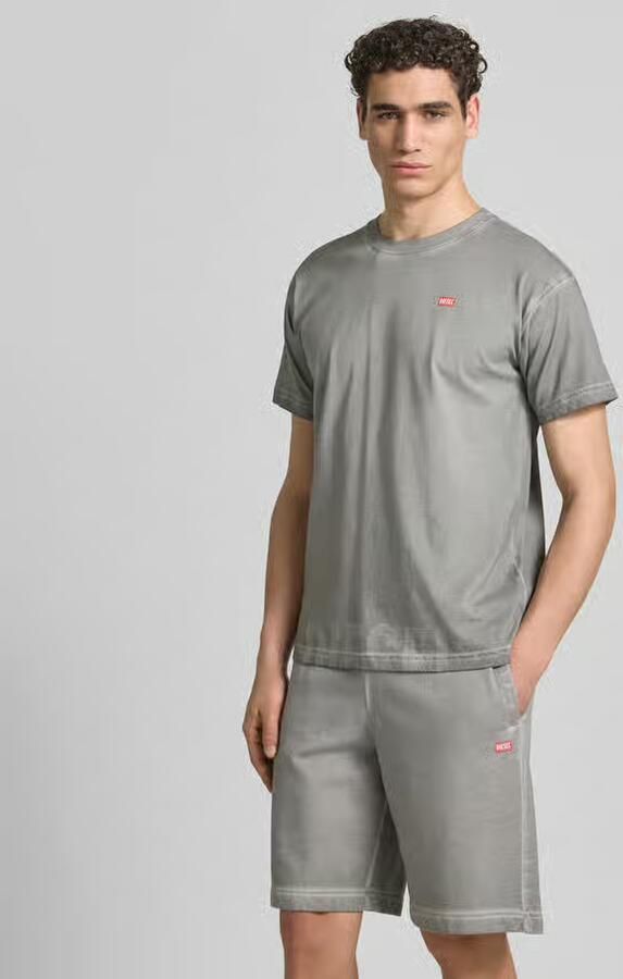 Diesel Regular fit t-shirt van puur katoen - Foto 3