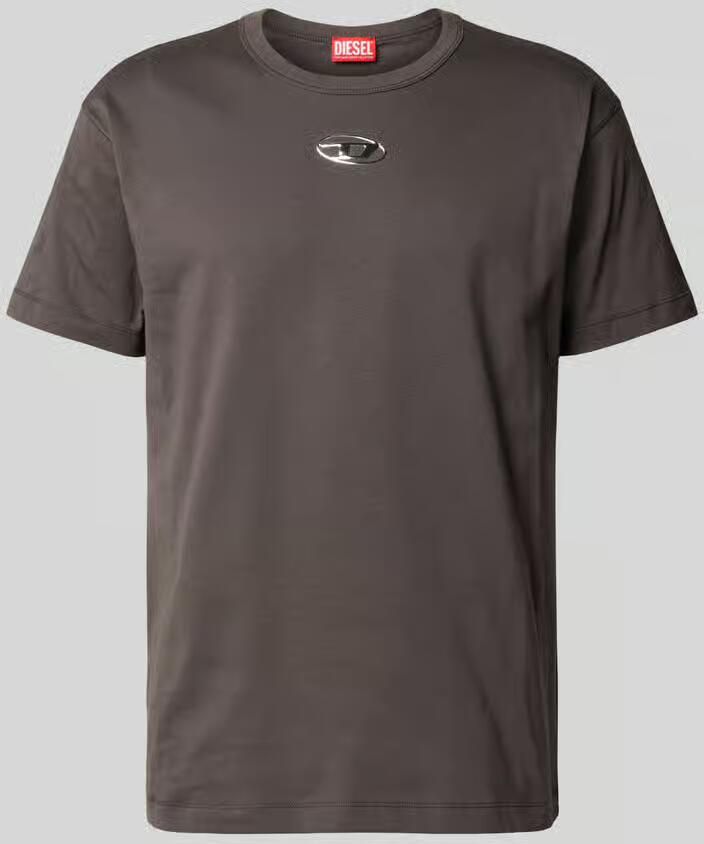 Diesel Regular fit t-shirt van puur katoen - Foto 2
