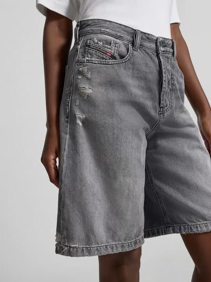 Diesel relaxed fit korte jeans van katoen