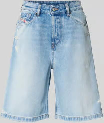 Diesel relaxed fit korte jeans van katoen - Foto 3