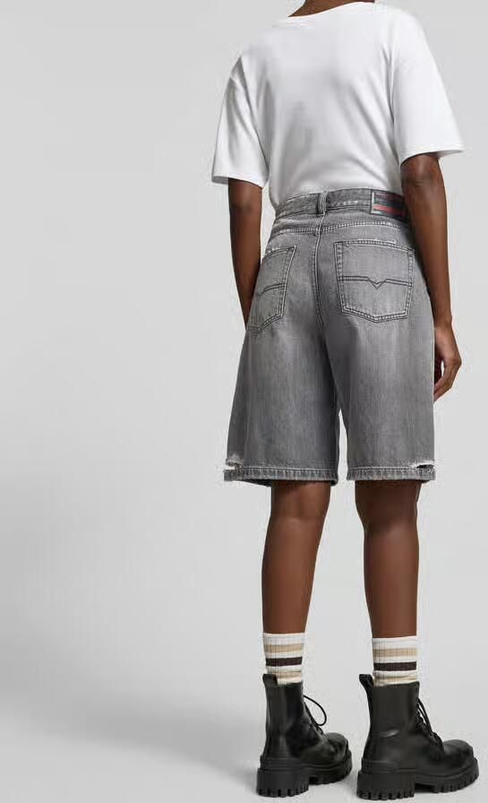 Diesel relaxed fit korte jeans van katoen - Foto 3