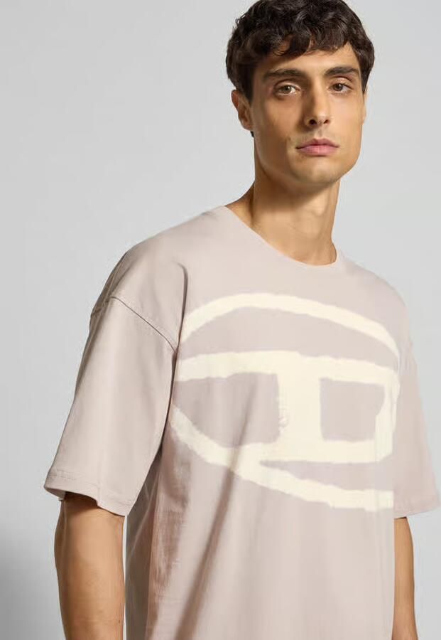 Diesel Relaxed fit T-shirt met logoprint