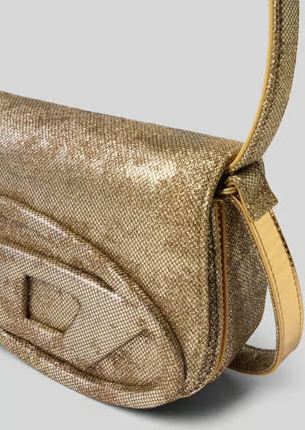 Diesel Schoudertas met logo-applicatie