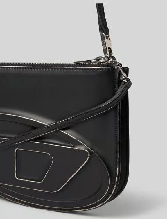 Diesel Schoudertas met logo-applicatie