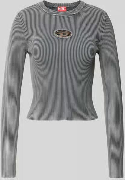 Diesel shirt met lange mouwen met labeldetail - Foto 2