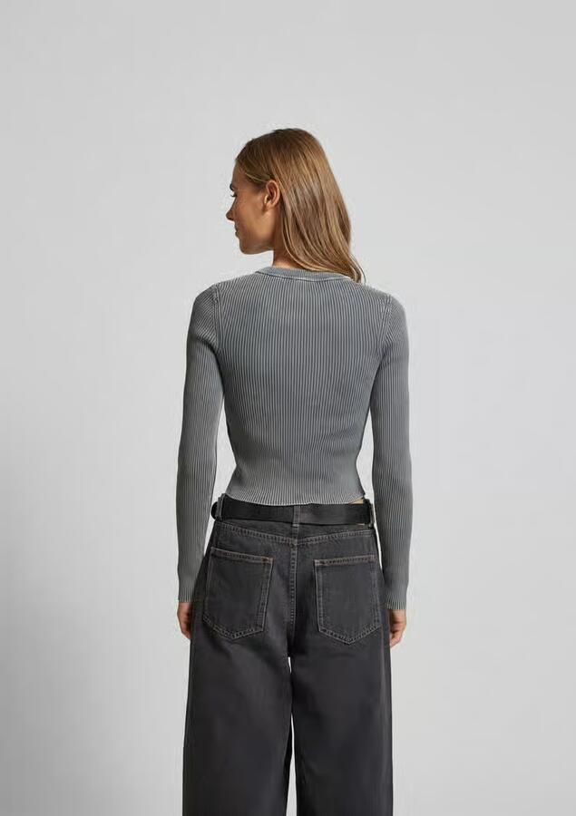 Diesel shirt met lange mouwen met labeldetail - Foto 3