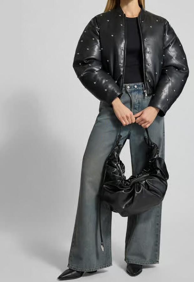 Diesel Shoulder tas met plooien - Foto 3