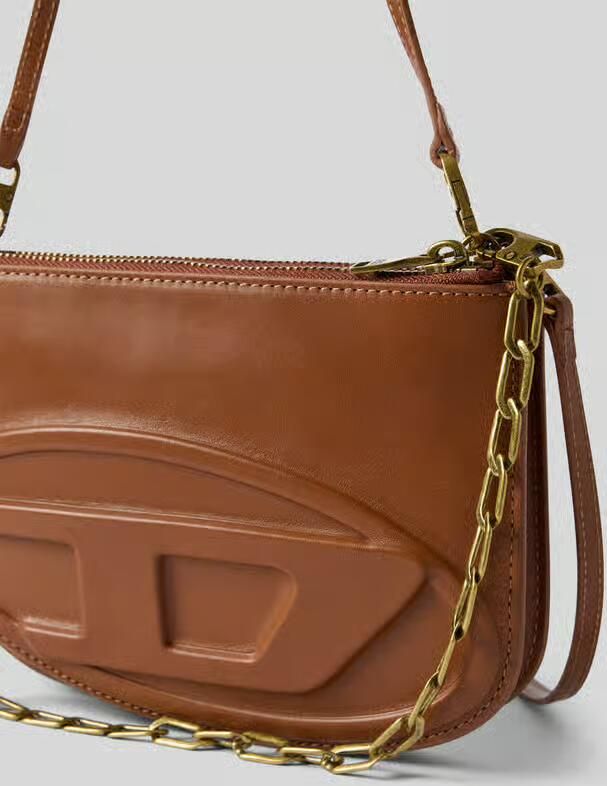 Diesel Shoulderbag met logodetail