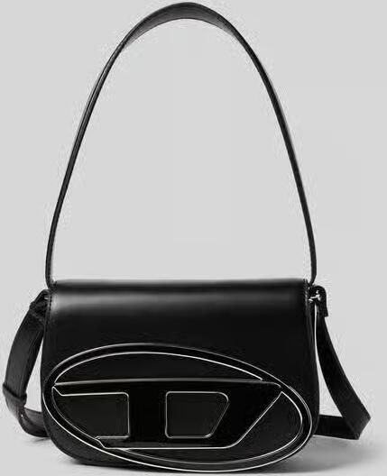 Diesel Zwarte Crossbody Tas Elegant Metalen Logo Black Dames - Foto 12