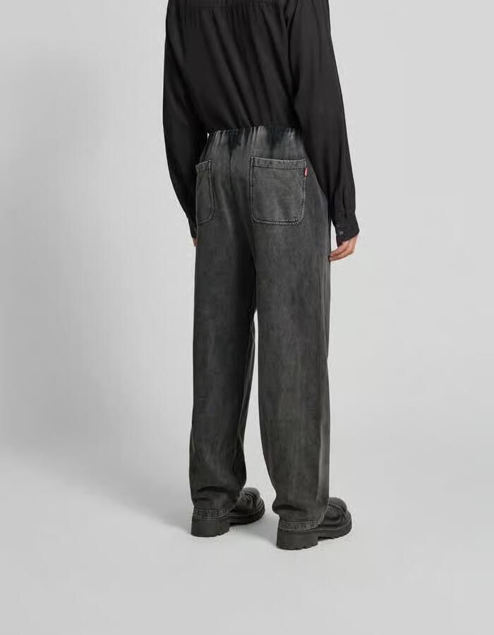 Diesel Stoffen broek met labelstitching - Foto 2