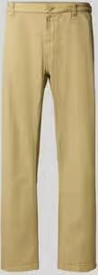 Diesel straight fit broek van puur katoen