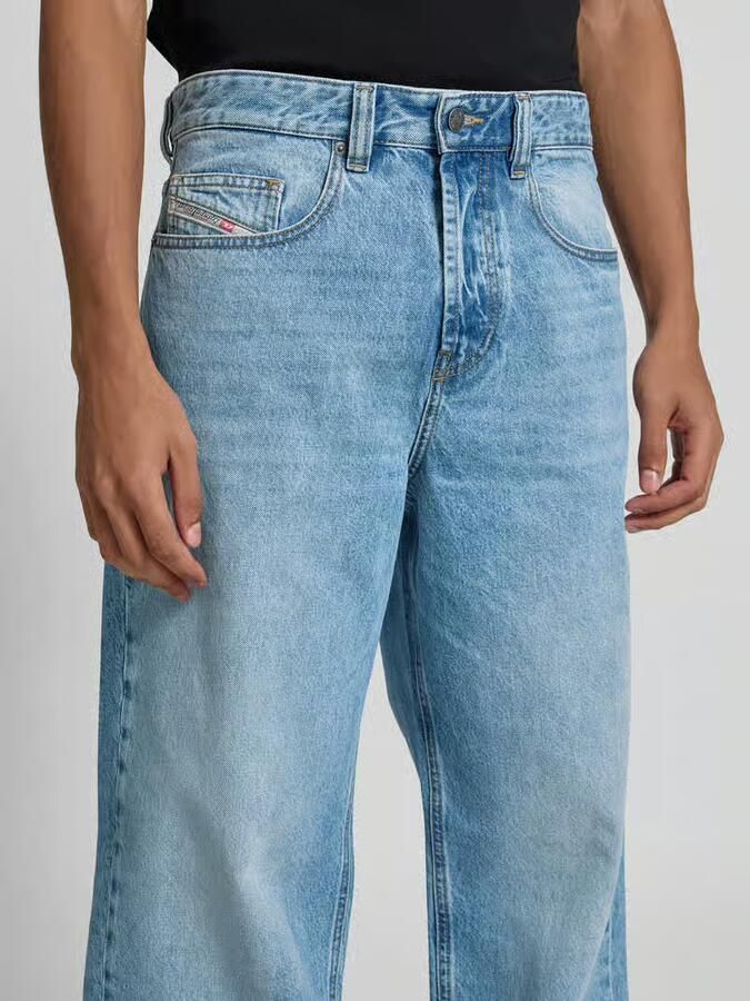 Diesel Straight fit jeans met logopatch