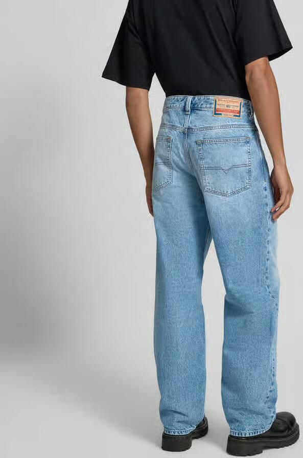 Diesel Straight fit jeans met logopatch
